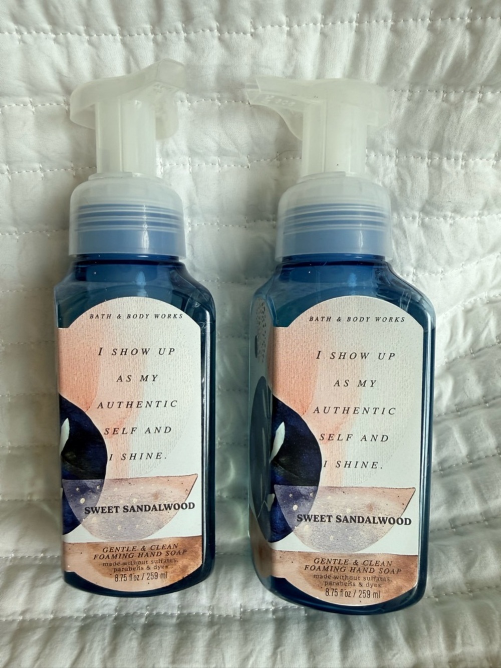 Bath & Body Works Sweet Sandalwood Foaming Hand Soap Set 2 Pack NWT